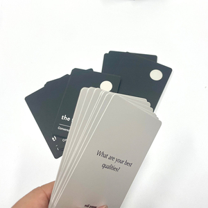 Nhà Máy Tùy Chỉnh Thẻ <span class=keywords><strong>Flash</strong></span> In Ấn 350GSM Bóng Nghệ Thuật Thẻ Giấy Trò Chơi Uống Thẻ & Hội Đồng Quản Trị Trò Chơi Với Nắp Và Cơ Sở Hộp Quà Tặng - Product Image 5