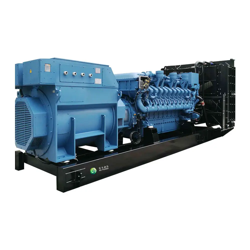2400KW/3000KVA principal generador Diesel con motor MTU 20 cilindros regulador electrónico