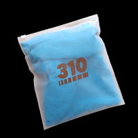 Vente en gros de sacs refermables en plastique EVA mat givré avec fermeture éclair PE pour vêtements, chaussures et vêtements, emballage pour chaussettes