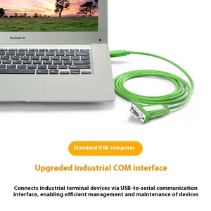 Nhà Máy Trực Tiếp <span class=keywords><strong>Rs232</strong></span> Ftdi Chip Adapter Nối Tiếp Db9 Để USB Cáp Điều Khiển Cho Dữ Liệu Modem Màu Xanh Lá Cây Win/Macos/Linux Cho Thủ quỹ Đăng Ký - Product Image 2