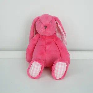 ODM-Mini conejo de juguete para niños, conejo de peluche suave personalizado, superflexible y pesado, venta al por mayor