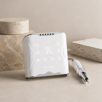 Kit de manucure professionnel sans fil avec filtre électrique, design papillon dégradé, prise US, pour la maison et le salon