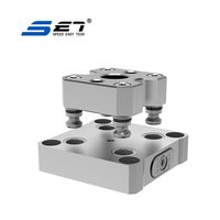 Système de protection automatique à remplacement rapide haute précision, positionnement manuel du point zéro <0,005 mm, ensemble de broches d'orientation pour machine