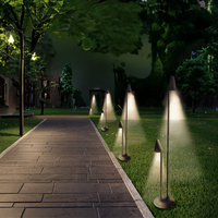 Ahorro de energía LED Solar al aire libre jardín Spike Light Enchufe de tierra de doble cabeza Cuerpo de aluminio Clasificación IP65 Fuente de alimentación eléctrica