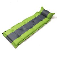 Matelas de camping auto-gonflant en stock pour le glamping en extérieur, tapis d'air épaissi en mousse pour tentes
