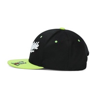 Nueva gorra snapback de 6 paneles con visera plana, impermeable, con bordado, estilo hip hop, de dos tonos.