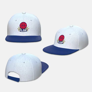 Casquettes de sport personnalisées populaires à l'étranger, design de logo d'équipe, casquette snapback à visière plate, casquettes de basket-ball et de baseball en gros - Product Image 5