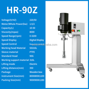 Prezzo di fabbrica laboratorio di produzione di prodotti petrolchimici per la produzione di crema alimentare disaperante Mixer di sollevamento ad alto taglio miscelatore omogeneizzatore emulsionante - Product Image 6