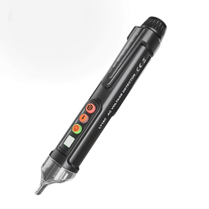 Caneta Testadora de Tensão Sem Contato NCV 12-1000V/48-1000V Detecção com Bateria AAA Lanterna Alarme Sonoro Display Analógico - Product Image 6