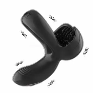 Gratis Custom Box Cock Ring Vibrator Voor Mannen, Vertraging Ejaculatie Seksspeeltje Zonder Merknaam