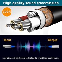 Câble audio symétrique XLR câble haut-parleur XLR 3 broches mâle à femelle câble audio micro Anti blindage pour Microphones Consoles de mixage