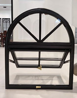 Ventanillas de aluminio grandes perfectamente diseñadas al por mayor con marco de acero inoxidable y vidrio templado de fábrica china