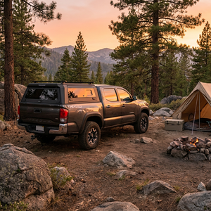 Kit de <span class=keywords><strong>carrosserie</strong></span> de voiture XINYI, faible MOQ, camionnette, alliage d'aluminium pour Toyota Tacoma 2022, capot de benne - Product Image 1