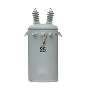 High Performance 167 kva 250 kva 2400V to 480/277V Cylindrical Single-phase Pole Mounted Transformer