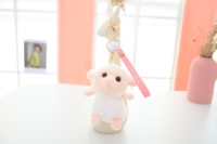 Mini porte-clés en peluche vente en gros plateau plateau, fabrication de jouets pendentif