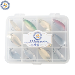 Señuelo tipo cuchara 3G con anzuelo único para pesca en agua dulce, cebo de fondo para chub, pez blanco, pez mandarín, paquete de 12 unidades - Product Image 2