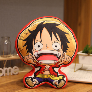 <span class=keywords><strong>Almohada</strong></span> Decorativa <span class=keywords><strong>de</strong></span> Personajes <span class=keywords><strong>de</strong></span> One Piece - Representa a Monkey D. <span class=keywords><strong>Luffy</strong></span> y Chao Pan con un Patrón Alienígena - Funda <span class=keywords><strong>de</strong></span> <span class=keywords><strong>Almohada</strong></span> 3D - Product Image 4