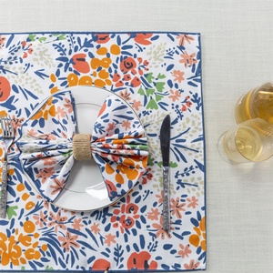 Serviettes de table en coton personnalisées en gros, imprimées, en tissu doux, pour la restauration, les banquets et les événements - Product Image 1