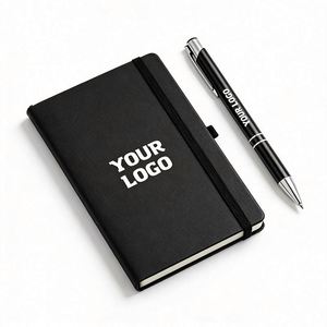 Wholesale Custom Design Printing A5 PU Leather Notebook With Logo Notebook for Promo Business Gift Eco-Friendly Durable - Product Image 1