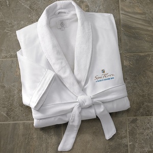 De lujo de microfibra de felpa de lana Albornoz de Spa traje de baño de las mujeres - Product Image 2