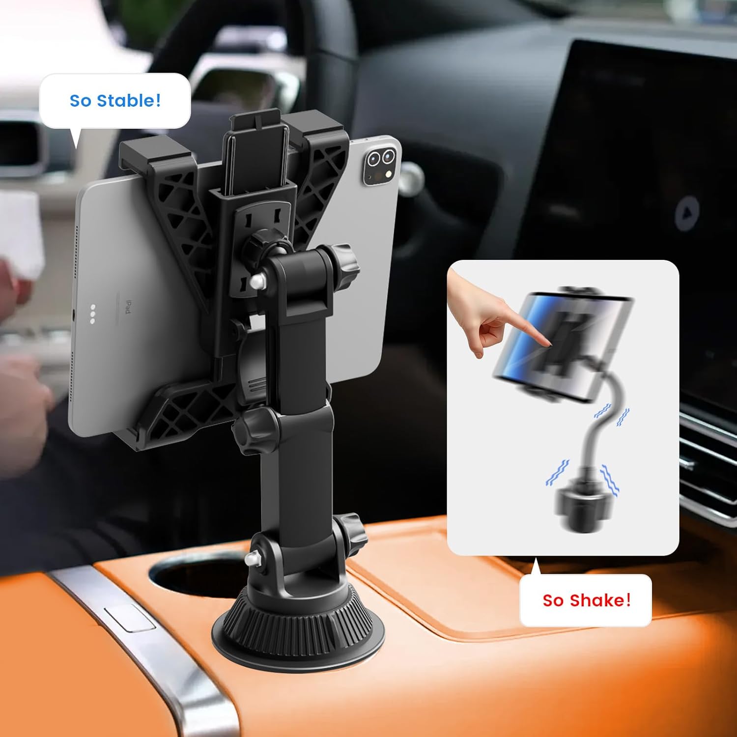 OHL Pro Universal Car Cup Holder Tablet Mount - Factory Wholesale - Shenzhen Hengyehui Technology