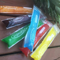 Sac transparent pour sucettes glacées, emballage pour bâtonnets de sucettes glacées, emballage en plastique pour glaces