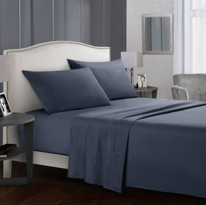 Vente en gros d'ensemble de quatre pièces de <span class=keywords><strong>draps</strong></span> et de chapeaux de couleur unie classique pouvant être personnalisé ensemble de quatre pièces de couleur unie pour hôtel et maison - Product Image 3