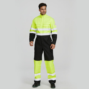 Mono Ignífugo XK-035 con Costuras Soldadas, Ropa de Trabajo de Alta Visibilidad para Trabajadores de Fábrica y Taller, Uso en las Cuatro Estaciones - Product Image 1