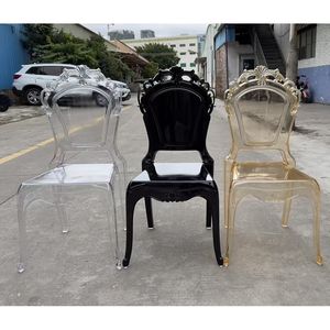 JJ250084 lujo PC fantasma <span class=keywords><strong>diablo</strong></span> silla resina plástico boda banquete silla transparente con silla de evento apilable - Product Image 5