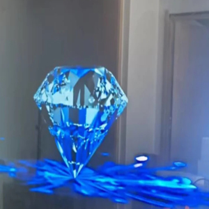 Affichage holographique 3D vitrine miroir magique photomaton <span class=keywords><strong>hologramme</strong></span> images graphiques air suspendu réalité virtuelle - Product Image 5