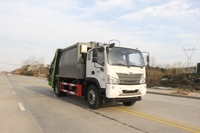 Camion à ordures compacteur Foton ES5 12CBM Euro6 haute efficacité, véhicule de service Yuchai 200HP avec boîte de vitesses rapide à 8 rapports