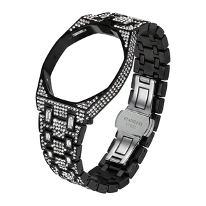 Upro สายนาฬิกาโลหะผสมสังกะสีประดับพลอยเทียมแฟชั่นสำหรับ AP-Swatch ชุดดัดแปลงเพชรแบบรอยัลป๊อปแวววาวสำหรับนาฬิกาพก - Product Image 5