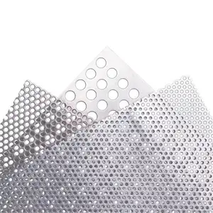 Perforated Sheet Stainless 1.2mm Hole Diameter Stainless Steel 304 Perforated Sheet Punched Metal Mesh