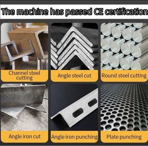 Punzonadora y cizalla de acero Máquina multifunción para herrajes Punzón, cizalla y doblar acero - Product Image 5