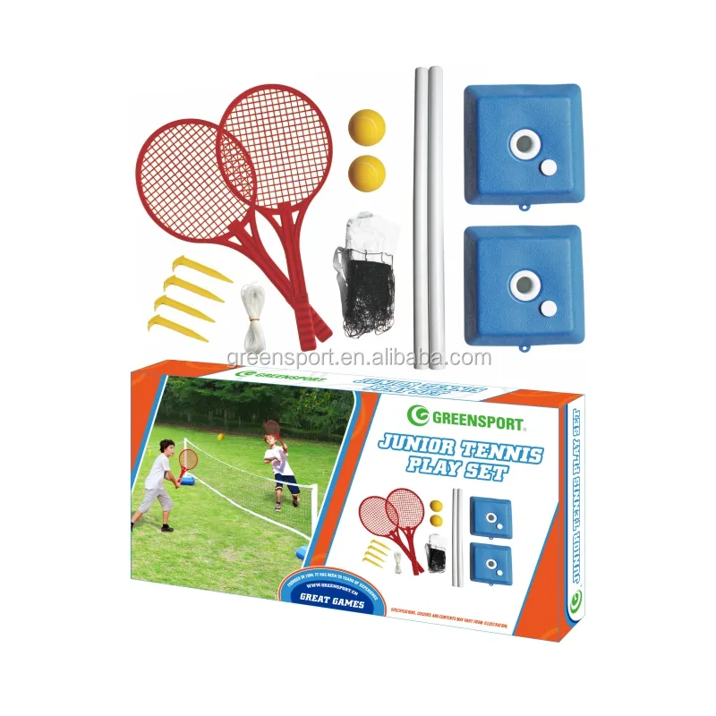 La migliore vendita aste di PLASTICA e base con rete da tennis e racchetta da tennis racchetta da tennis per adulti