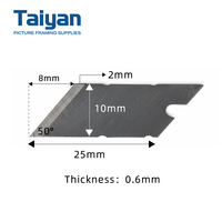 Lames de rechange professionnelles de qualité industrielle pour découpeuse de tapis, lot de 100, vente en gros, fournitures de quincaillerie de charpente en acier durable