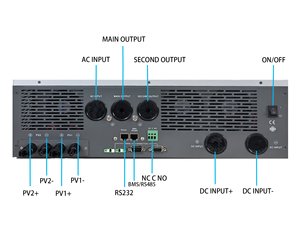 ตัวควบคุมพลังงานแสงอาทิตย์แบบไฮบริด 11kW MPPT สำหรับแบตเตอรี่ลิเธียมไอออน โมโนคริสตัลไลน์ซิลิคอน รองรับแรงดันไฟฟ้าเข้า 450V PV แรงดันไฟฟ้าออก 110VAC สำหรับใช้งานเชิงพาณิชย์ - Product Image 2