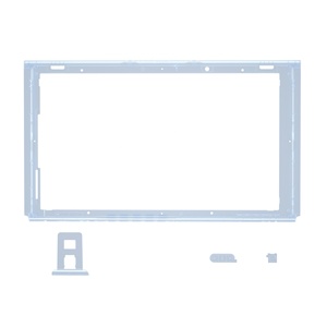 DIY Replacement Housing Shell Kit for Nintendo <b>Switch</b> - Front Faceplate Frame with Power and Volume Buttons - Product Image 1