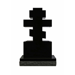 Pas cher Art absolu noir Grabstein poli <span class=keywords><strong>granit</strong></span> <span class=keywords><strong>croix</strong></span> pierre tombale unique monument funéraire - Product Image 2