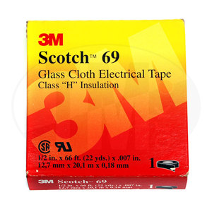Scotchs <span class=keywords><strong>69</strong></span> Silicone dính vải thủy tinh Băng điện <span class=keywords><strong>69</strong></span> cho cuộn dây biến áp động cơ - Product Image 2