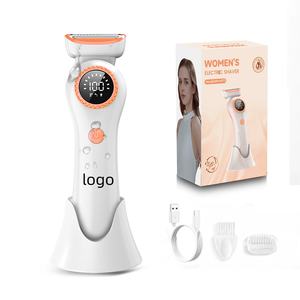 Kit de toilettage de voyage sans fil 100 minutes d'autonomie, étanche, rasoir portable pour femmes, épilateur facial humide et sec - Product Image 2