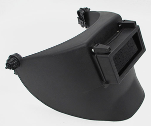 ANT5PPE, gafas dobles protectoras químicas negras, máscara de arco eléctrico PP a prueba de salpicaduras, protección facial de soldadura de cuero sin casco - Product Image 5