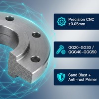 Composants de fonderie en fonte de graphite sphéroïdal professionnels EN-GJS-500-7, finition de précision, moulage au sable, machines automobiles, ISO9001