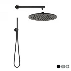 Kit de cabezal de ducha de siete chorros, 40 cm de longitud, acabado cromado, accesorio de baño - Product Image 3