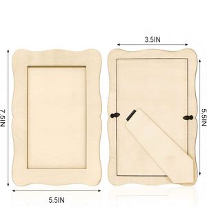 Wholesale Children's Oil Painting Board Handmade Clay <b>White</b> Mosaic Diy Rectangle Photo <b>Frame</b> Simple and Affordable - Product Image 3