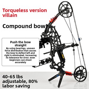 Nouvelle <span class=keywords><strong>poulie</strong></span> composée double usage pour <span class=keywords><strong>arc</strong></span>, axe court, sans couple, en alliage d'aluminium, flèches universelles en métal moulé sous pression pour tir <span class=keywords><strong>à</strong></span> l'<span class=keywords><strong>arc</strong></span> - Product Image 3