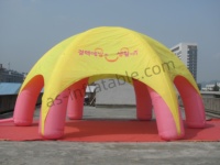 Tente dôme gonflable sur mesure à 4 pieds pour événements en plein air avec impression de logo de marque