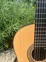 Aiersi Professional Raised Fretboard Glossy Smallman Classical Guitar All Solid Spruce Lattice Braced String Instrument