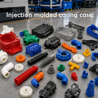 Fabricante de piezas de moldeo por inyección de plástico personalizadas OEM ODM, componentes estructurales de precisión de ABS, PC, PA66, nailon, con acabado brillante/mate.
