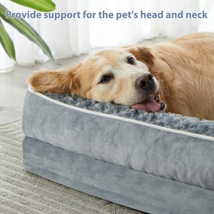 Herstellerpreis Umweltfreundliches Hochwertiges Luxuriöses Übergröße Hund Anti-Rutsch Waschbares Tierbett - Product Image 6